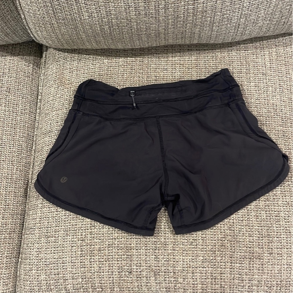 Black lululemon tall size 2 shorts